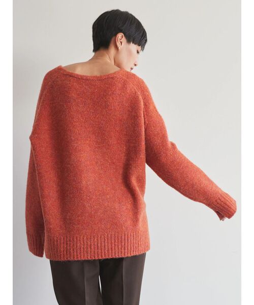 セール】MixヤーンVネックニットプルオーバー（ニット/セーター