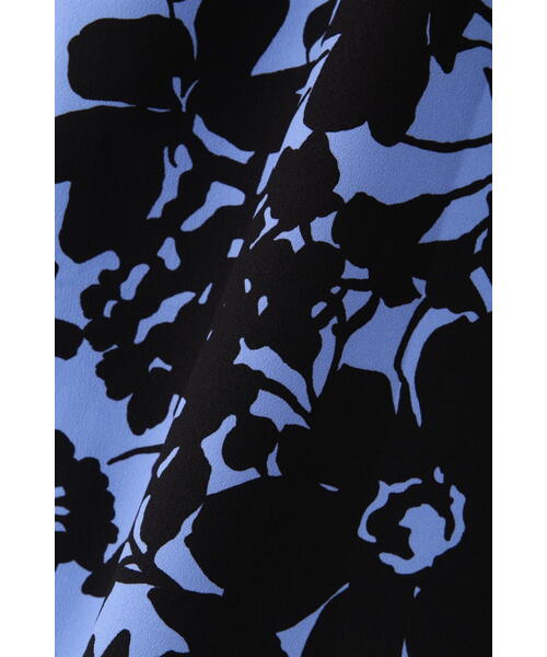 PINKY&DIANNE ブラッシュフラワープリントワンピース　ブルー系　36 PINKY&DIANNE ワンピース 「URBAN PRECIOUS」 ブラッシュ