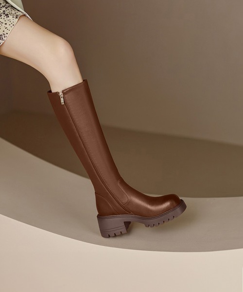 Miniministore(ミニミニストア)の「ロングブーツ 美脚ブーツ レディース(ブーツ・レディース・ブラック/ブラウン・22.5cm/24.5cm/25.0cm/23.0cm/24.0cm/23.5cm)」の13枚目の写真