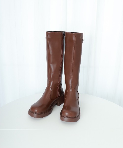 Miniministore(ミニミニストア)の「ロングブーツ 美脚ブーツ レディース(ブーツ・レディース・ブラック/ブラウン・22.5cm/24.5cm/25.0cm/23.0cm/24.0cm/23.5cm)」の16枚目の写真