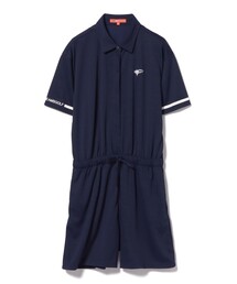 BEAMS GOLF（ビームスゴルフ）の「【ドライ/UVカット/伸縮性】BEAMS GOLF ORANGE LABEL / ストレッチ 袖ロゴ オールインワン（つなぎ/オールインワン・レディース）」