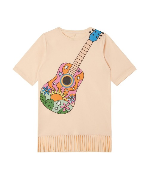 STELLA McCARTNEY（ステラマッカートニー）の「STELLA McCARTNEY (ステラマッカートニー) Kids & Junior 半袖フリンジワンピース（ワンピース・キッズ・ピンク・6Y/10Y/8Y/4Y/12Y/14Y）」の3枚目の写真