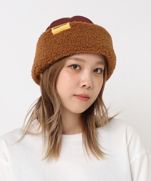 RNA(アールエヌエー)の「E4969 3WAYボアハット(ハット・レディース・ブラウン/ナチュラル/ブルー・FREE)」の14枚目の写真