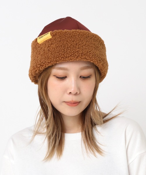 RNA(アールエヌエー)の「E4969 3WAYボアハット(ハット・レディース・ブラウン/ナチュラル/ブルー・FREE)」の15枚目の写真