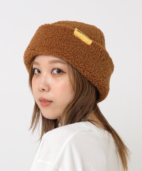 RNA(アールエヌエー)の「E4969 3WAYボアハット(ハット・レディース・ブラウン/ナチュラル/ブルー・FREE)」の6枚目の写真