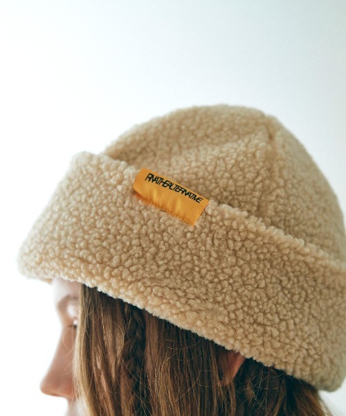 RNA(アールエヌエー)の「E4969 3WAYボアハット(ハット・レディース・ブラウン/ナチュラル/ブルー・FREE)」の8枚目の写真