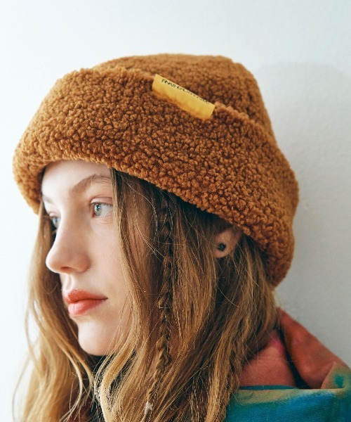 RNA(アールエヌエー)の「E4969 3WAYボアハット(ハット・レディース・ブラウン/ナチュラル/ブルー・FREE)」の11枚目の写真