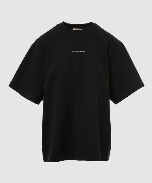 STUDIO.R330(ステュディオ アール スリーサーティー)の「LOGO BOXED TEE(Tシャツ/カットソー・レディース・ブラック/ホワイト・M/S/L)」の2枚目の写真