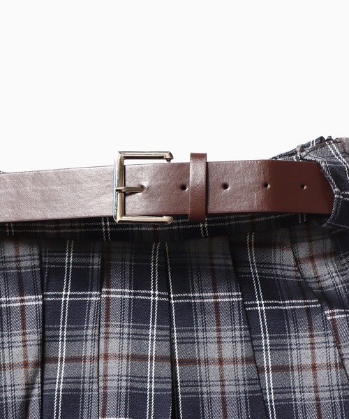 Chick（チック）の「▲Aラインチェックプリーツスカート（スカート・レディース・イエロー/ブラック・S/M）」の7枚目の写真