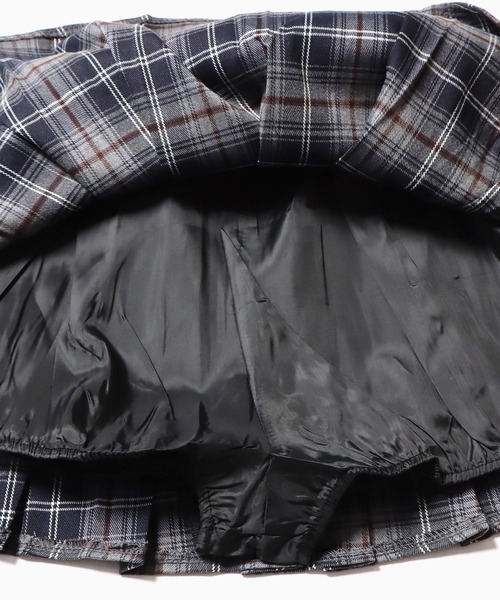 Chick（チック）の「▲Aラインチェックプリーツスカート（スカート・レディース・イエロー/ブラック・S/M）」の10枚目の写真