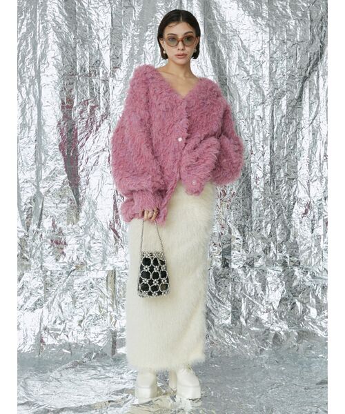 EVRIS（エヴリス）の「ボールビーズミニBAG（ハンドバッグ・レディース・シルバー・FREE）」の11枚目の写真