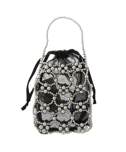 EVRIS（エヴリス）の「ボールビーズミニBAG（ハンドバッグ・レディース・シルバー・FREE）」の21枚目の写真
