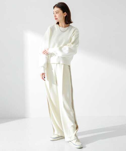 URBAN RESEARCH Sonny Label(アーバンリサーチサニーレーベル)の「スウェットライクニットプルオーバー(ニット/セーター・レディース・オフホワイト/グレー/ピンク・FREE)」の10枚目の写真