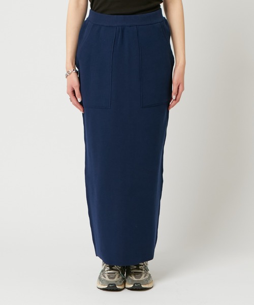 CIAOPANIC TYPY(チャオパニックティピー)の「エアリーコンフォートベイカーニットスカート(スカート・レディース・チャコールグレー/ライトグレー/ネイビー・ONE SIZE)」の12枚目の写真