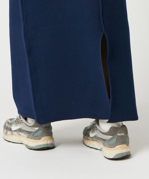 CIAOPANIC TYPY(チャオパニックティピー)の「エアリーコンフォートベイカーニットスカート(スカート・レディース・チャコールグレー/ライトグレー/ネイビー・ONE SIZE)」の18枚目の写真