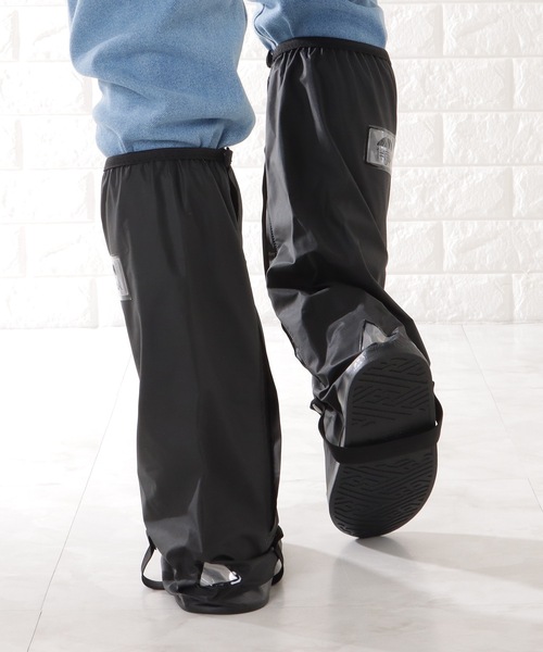 Lace Ladies（レースレディース）の「反射テープ付き 防水 ロング シューズ カバー（シューズ小物/雑貨・レディース・ブラック・23/24/ 25）」の7枚目の写真