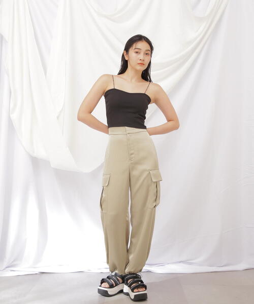 JILL by JILL STUART(ジルバイジルスチュアート)の「◇《JILL by BASIC》カップインキャミ(キャミソール・レディース・ブラック/ホワイト/ピンク・FREE)」の9枚目の写真