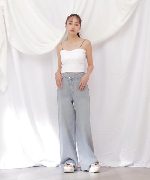 JILL by JILL STUART(ジルバイジルスチュアート)の「◇《JILL by BASIC》カップインキャミ(キャミソール・レディース・ブラック/ホワイト/ピンク・FREE)」の17枚目の写真