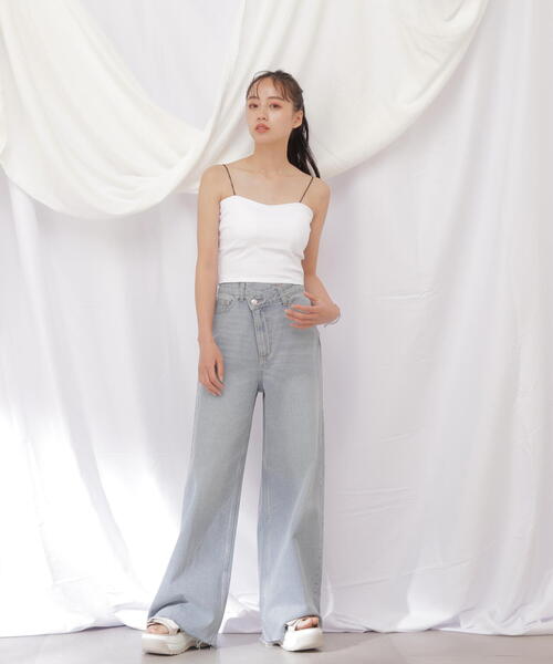 JILL by JILL STUART(ジルバイジルスチュアート)の「◇《JILL by BASIC》カップインキャミ(キャミソール・レディース・ブラック/ホワイト/ピンク・FREE)」の18枚目の写真