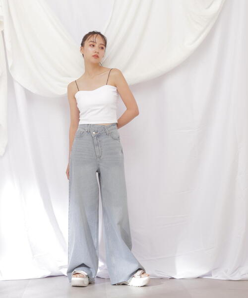 JILL by JILL STUART(ジルバイジルスチュアート)の「◇《JILL by BASIC》カップインキャミ(キャミソール・レディース・ブラック/ホワイト/ピンク・FREE)」の19枚目の写真