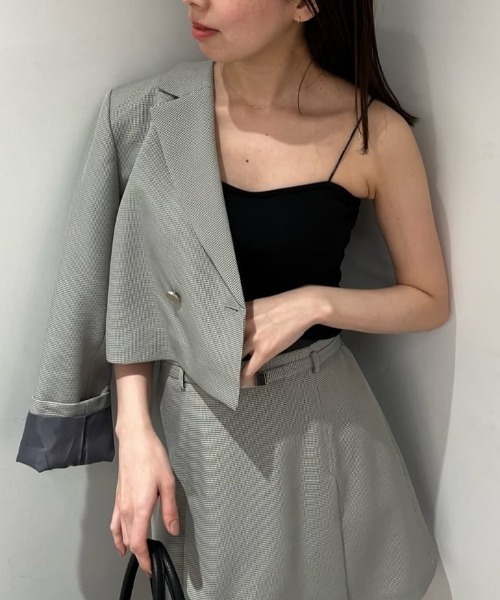 JILL by JILL STUART(ジルバイジルスチュアート)の「◇《JILL by BASIC》カップインキャミ(キャミソール・レディース・ブラック/ホワイト/ピンク・FREE)」の4枚目の写真