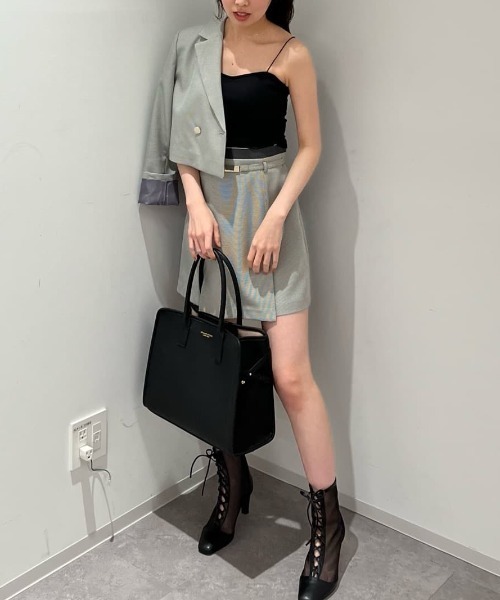 JILL by JILL STUART(ジルバイジルスチュアート)の「◇《JILL by BASIC》カップインキャミ(キャミソール・レディース・ブラック/ホワイト/ピンク・FREE)」の5枚目の写真