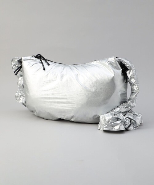 coen（コーエン）の「ギャザーハンドルショルダーバッグ（ショルダーバッグ・レディース・ダークグレー/オフホワイト/ブラック/オリーブ/シルバー/その他3/その他2/その他1/その他6/その他4/その他5/ダークグリーン/ライム/モカ/その他7・FREE）」の9枚目の写真