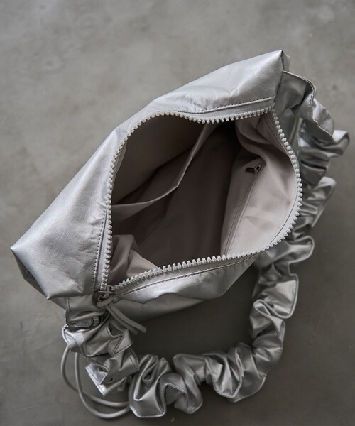 ギャザーハンドルショルダーバッグ（ショルダーバッグ）｜coen