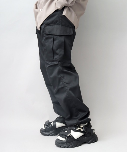 glabella（グラベラ）の「厚底チャンキーソール クロスベルト メタルバックル ストラップサンダル（サンダル・メンズ・ブラック・S/M/L）」の13枚目の写真