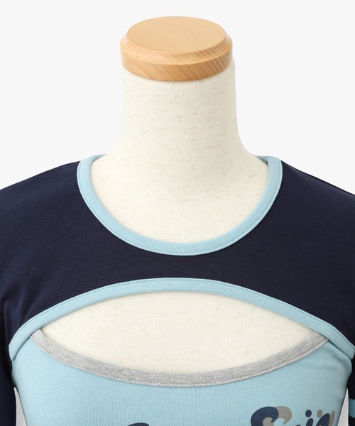 ANNA SUI NYC（アナ スイ エヌ ワイ シー）の「ANNA SUI NYC SPORTクレリックロングスリーブTシャツ（Tシャツ/カットソー・レディース・ブルー/グレー/ブラック・S/M）」の17枚目の写真