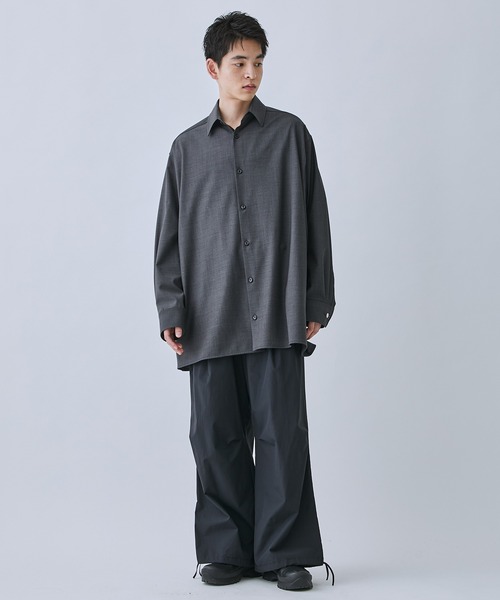th products/ティーエイチプロダクツ】Oversized Shirt（シャツ