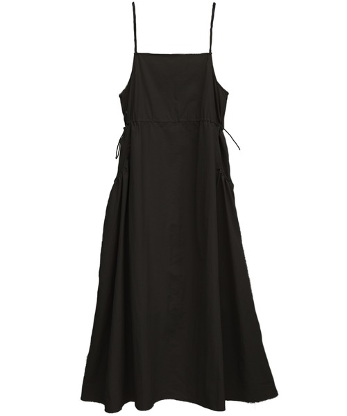 Social GIRL（ソーシャルガール）の「ポケットギャザーキャミワンピース（ワンピース・レディース・オフホワイト/ベージュ/ブラック・M）」の11枚目の写真