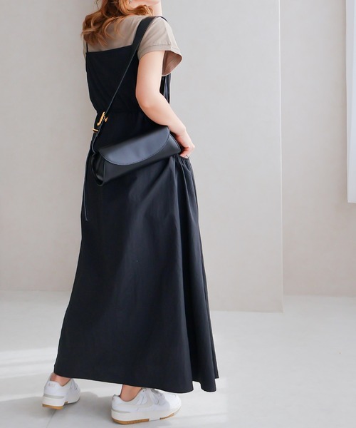 ポケットギャザーキャミワンピース（ワンピース）｜Social GIRL