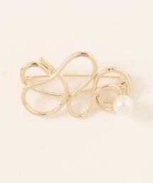 and it_（アンドイット）の「メタル&パールブローチ（ブローチ/コサージュ）」