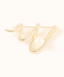 and it_（アンドイット）の「メタル&パールブローチ（ブローチ/コサージュ）」