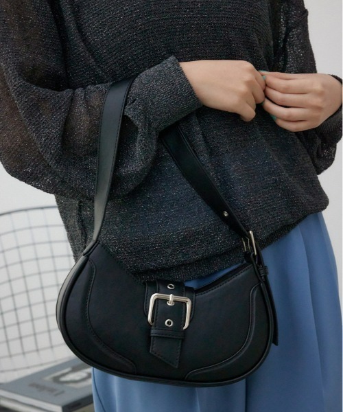 バックルベルトワンハンドルバッグ（ハンドバッグ）｜AZUL BY