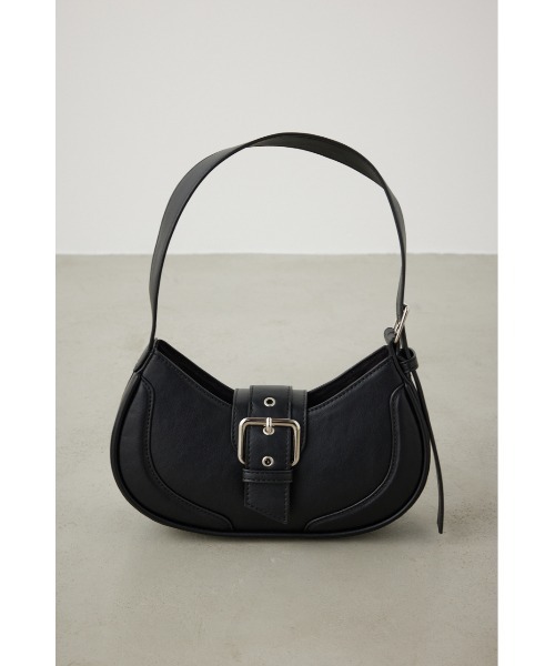 AZUL by moussy（アズールバイマウジー）の「バックルベルトワンハンドルバッグ（ハンドバッグ・レディース・ブラック/シルバー・FREE）」の5枚目の写真