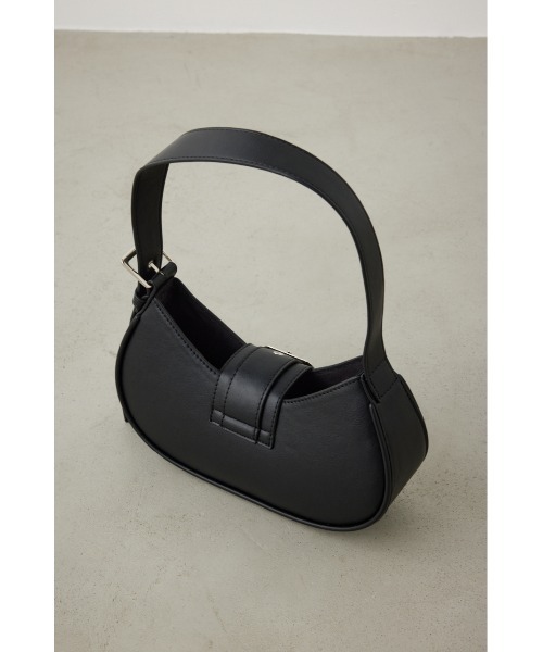 AZUL by moussy（アズールバイマウジー）の「バックルベルトワンハンドルバッグ（ハンドバッグ・レディース・ブラック/シルバー・FREE）」の8枚目の写真