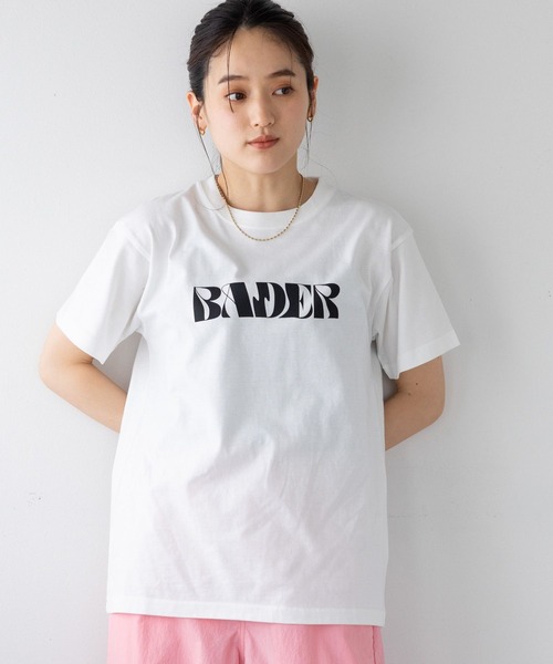 RAGEBLUE（レイジブルー）の「2サイズ展開/グラフィックデザインプリントT（Tシャツ/カットソー・レディース・ライトブルー/ブラック/ピンク/グリーン/ホワイト系1/ホワイト系2/ホワイト系3/ホワイト系4/ブラック系1/その他7・SMALL/LARGE）」の3枚目の写真