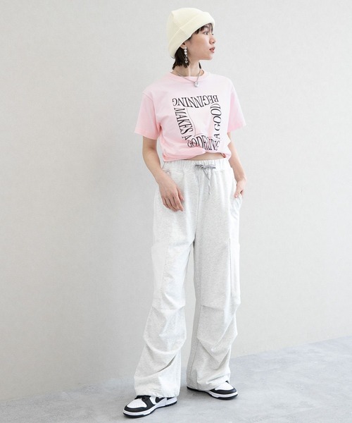 RAGEBLUE（レイジブルー）の「2サイズ展開/グラフィックデザインプリントT（Tシャツ/カットソー・レディース・ライトブルー/ブラック/ピンク/グリーン/ホワイト系1/ホワイト系2/ホワイト系3/ホワイト系4/ブラック系1/その他7・SMALL/LARGE）」の17枚目の写真