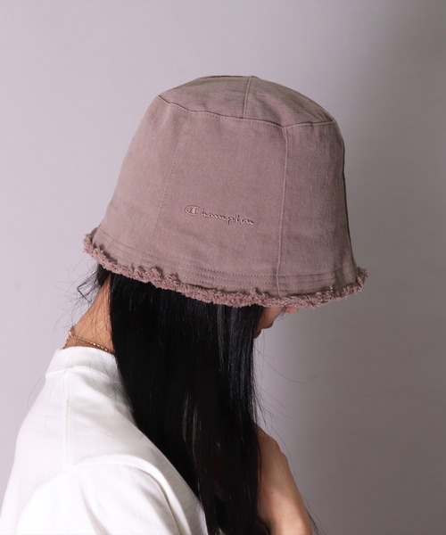 Champion（チャンピオン）の「(LF)【Champion】フリンジ ウォッシュ チューリップハット（ハット・レディース・レンガ/モカ/ブラック/ナチュラル・ONE SIZE）」の8枚目の写真
