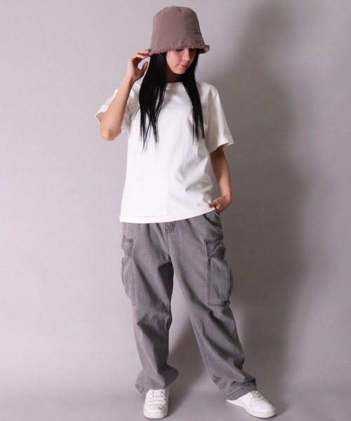 Champion（チャンピオン）の「(LF)【Champion】フリンジ ウォッシュ チューリップハット（ハット・レディース・レンガ/モカ/ブラック/ナチュラル・ONE SIZE）」の10枚目の写真