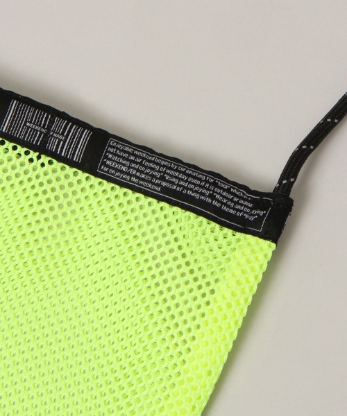 WEEKEND(ER)(ウィークエンダー)の「【WEEKEND(ER)&CO./ウィークエンダー】メッシュミニショルダーバッグ(ショルダーバッグ・メンズ・マスタード/ブラック/オリーブ・FREE)」の21枚目の写真