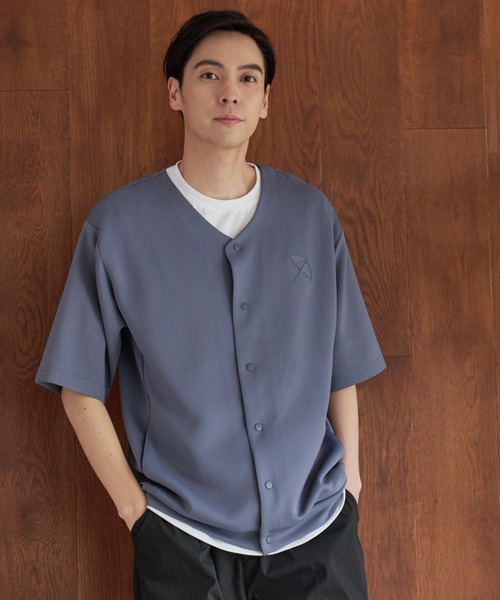 Arnold Palmer(アーノルドパーマー)の「シェア ストレッチ スムース エンボスカーデ + Tシャツ セット(アンサンブル・レディース・ブラック/ライトベージュ/ダークグレー・XS/S/M/L/LL)」の20枚目の写真