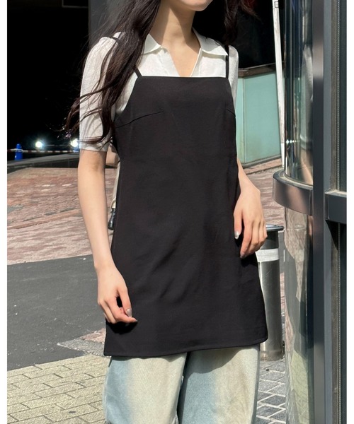 【セール】Lady Volume／スリーブレス ショートワンピース 2116616（ワンピース）｜LADY VOLUME（レディーボリューム） 8,312円