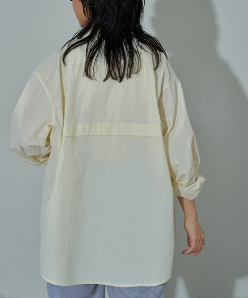 COLONY 2139(コロニートゥーワンスリーナイン)の「ダブルポケットBIGシャツ(シャツ/ブラウス・レディース・ネイビー/アイボリー・FREE)」の19枚目の写真