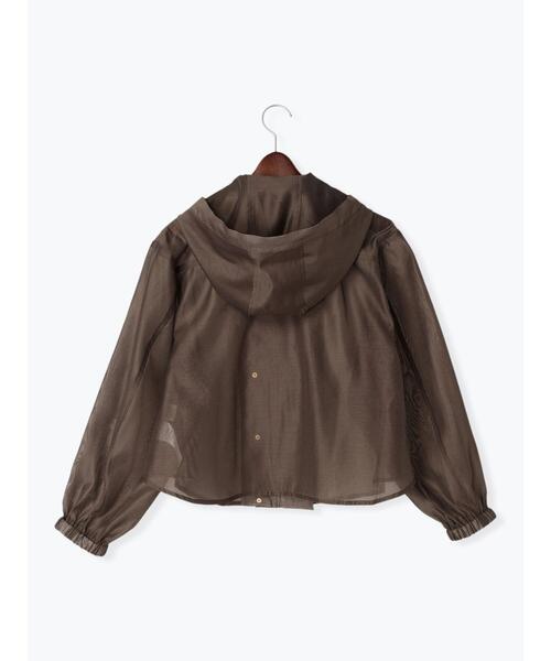 Te chichi（テチチ）の「シアーショートフーディ（シャツ/ブラウス・レディース・オフホワイト/モカ・F）」の17枚目の写真