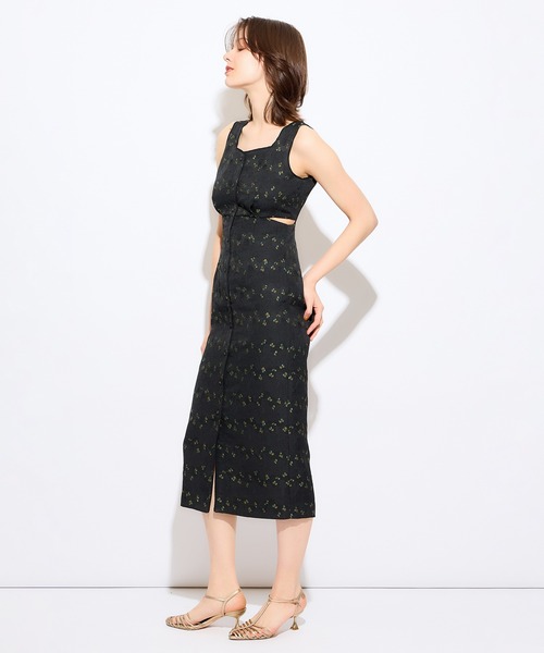 DEICY(デイシー)の「チェリーJQタイトワンピース(ワンピース・レディース・ブラック・0/1)」の4枚目の写真