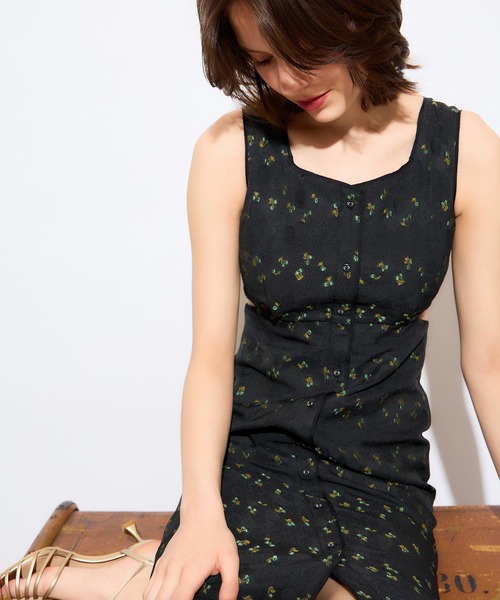 DEICY(デイシー)の「チェリーJQタイトワンピース(ワンピース・レディース・ブラック・0/1)」の6枚目の写真