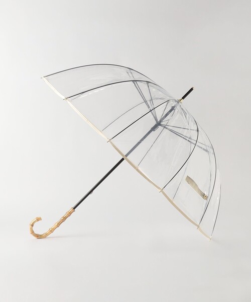 green label relaxing(グリーンレーベルリラクシング)の「【WEB限定】ビニール アンブレラ 傘 / 長傘 / レイン(長傘・レディース・ホワイト/ダークブラウン/ネイビー・FREE)」の10枚目の写真